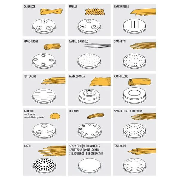 Elektrische Nudelmaschine - 8 Kg/h - 370 Watt 14 Elektrische Nudelmaschine - 8 Kg/h - 370 Watt – Bild 12