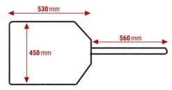 Pizzaschaufel Aus Holz - 53 X 45 Cm -Beste Küchengeräte Geschäfte 636846198259657403 619b