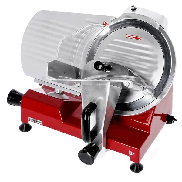 Aufschnittmaschine - 250 Watt - Messer: Ø 300mm - Rot 4 Aufschnittmaschine - 250 Watt - Messer: Ø 300mm - Rot – Bild 2