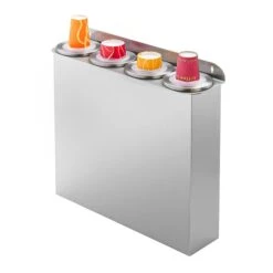 Set Vierfach Becherspender - Kunststoff - Anbauversion 8 Set Vierfach Becherspender - Kunststoff - Anbauversion -Beste Küchengeräte Geschäfte BSKSVL624 1 7170