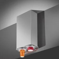 Set Doppelt Becherspender - Kunststoff - Anbauversion -Beste Küchengeräte Geschäfte BSKSZL312 room 489b