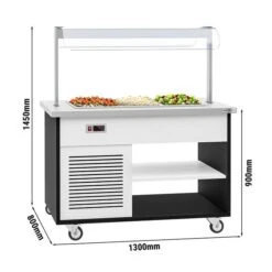 Buffetwagen Kalt - 1300mm - Für 3x GN 1/1 -Beste Küchengeräte Geschäfte BTKIN311 0 d3c4