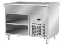 Buffettheke Kalt - Mit Kühlwanne - 1120mm - Für 3x GN 1/1 - Edelstahl