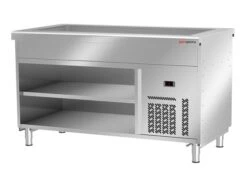 Buffettheke Kalt - Mit Kühlwanne - 1500mm - Für 4x GN 1/1 - Edelstahl