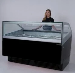 Eistheke - 1700mm - Mit LED-Beleuchtung - Für 18x 5l Oder 12x 7l Behäter -Beste Küchengeräte Geschäfte DSC08711 d71c