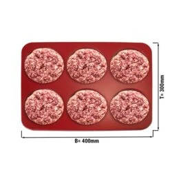 Frikadellen-/ Hamburgerpresse - Groß -Beste Küchengeräte Geschäfte FHPKL42 masse 01 9112