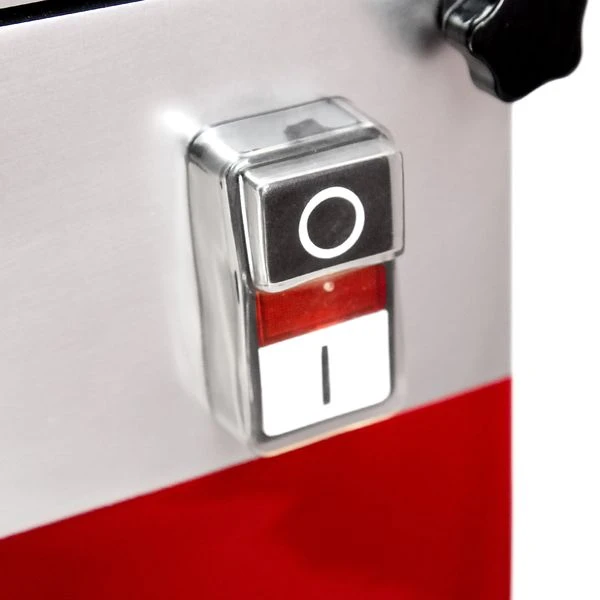 Elektrischer Gemüseschneider- 550 Watt - Rot - Inkl. 5 Schneidescheiben 10 Elektrischer Gemüseschneider- 550 Watt - Rot - Inkl. 5 Schneidescheiben – Bild 8