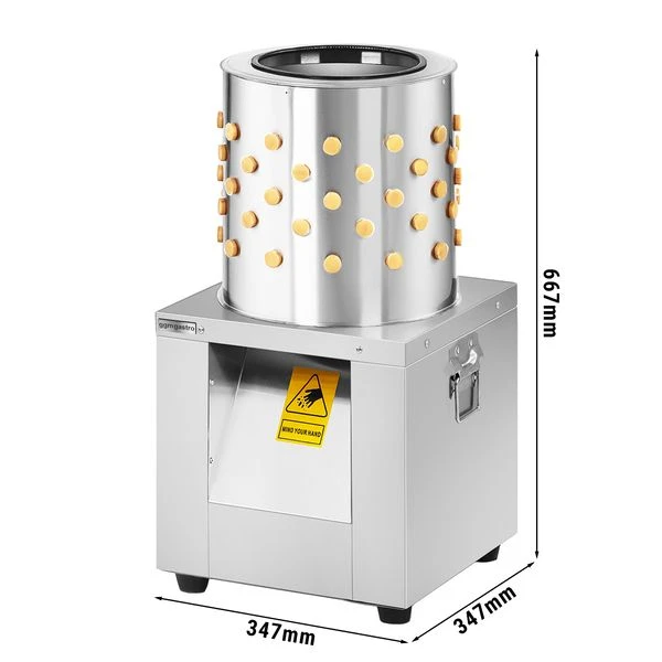 Geflügelrupfmaschinemit 119 Rupffingern - TrommelØ 30,5 Cm 3 Geflügelrupfmaschinemit 119 Rupffingern - TrommelØ 30,5 Cm