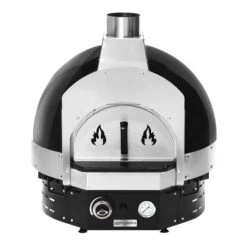 Gas Pizzaofen - Schwarz - Höhe: 0,77m - Manuell - Inkl. Untergestell -Beste Küchengeräte Geschäfte HPOUE8S 4 b16e