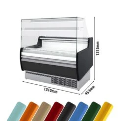 Kühltheke - 1310mm - Mit LED-Beleuchtung & 1 Ablage - Standard Mit Frontblende Schwarz 5 Kühltheke - 1310mm - Mit LED-Beleuchtung & 1 Ablage - Standard Mit Frontblende Schwarz -Beste Küchengeräte Geschäfte KEI129 0 2df1