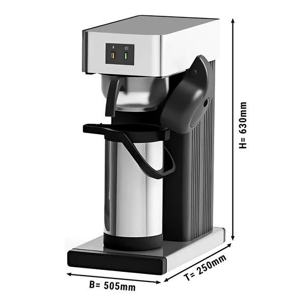 Filterkaffeemaschine - 2,2 Liter - 2,2kW - Inkl. Pumpthermoskanne 3 Filterkaffeemaschine - 2,2 Liter - 2,2kW - Inkl. Pumpthermoskanne