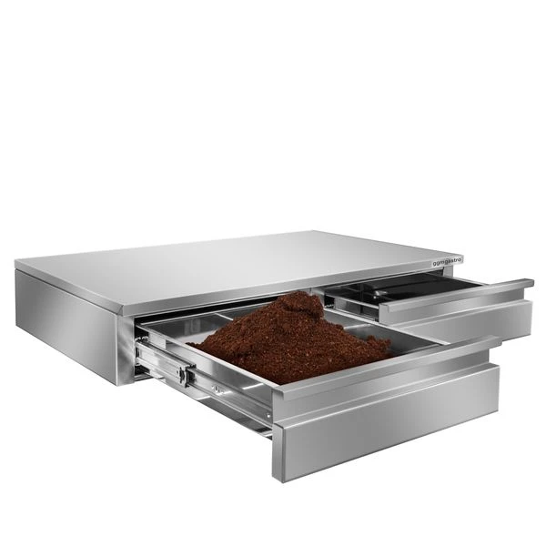 Kaffeesatzschublade - Doppelt - 810x490x140mm - Mit Abklopfer 4 Kaffeesatzschublade - Doppelt - 810x490x140mm - Mit Abklopfer – Bild 2