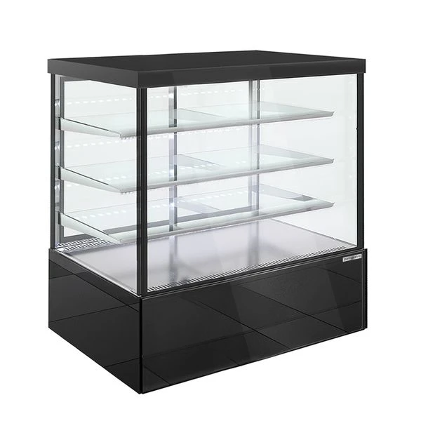 Kuchenvitrine - 1500mm - Mit LED-Beleuchtung, 3 Ablagen & Spiegelfront 3 Kuchenvitrine - 1500mm - Mit LED-Beleuchtung, 3 Ablagen & Spiegelfront
