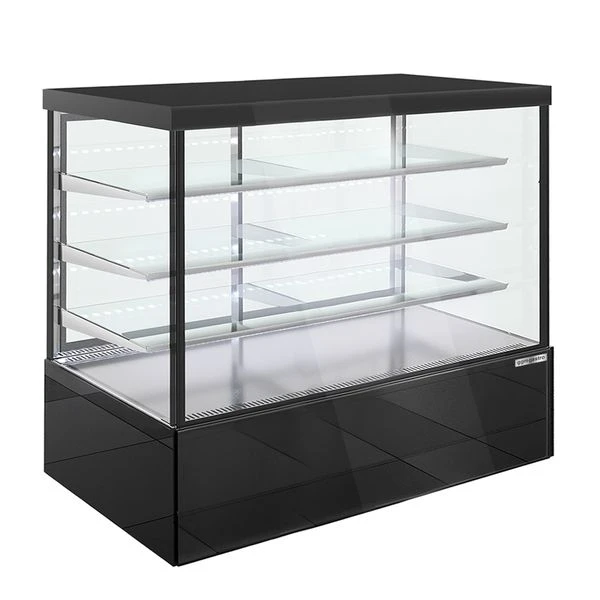 Kuchenvitrine - 1800mm - Mit LED-Beleuchtung & 3 Ablagen - Spiegelfront 3 Kuchenvitrine - 1800mm - Mit LED-Beleuchtung & 3 Ablagen - Spiegelfront