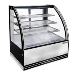 Kuchenvitrine - 1200mm - Mit LED-Beleuchtung & 3 Ablagen