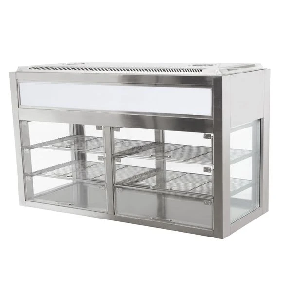 Tisch-Kühlvitrine - Self-Service - 350 Liter - 1400mm - Mit LED-Bleuchtung & 2 Ablagen 3 Tisch-Kühlvitrine - Self-Service - 350 Liter - 1400mm - Mit LED-Bleuchtung & 2 Ablagen