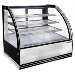 Kuchenvitrine - 1800mm - Mit LED-Beleuchtung & 3 Ablagen