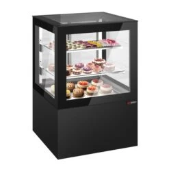 Kuchenvitrine - 810mm - Mit LED-Beleuchtung & 2 Ablagen
