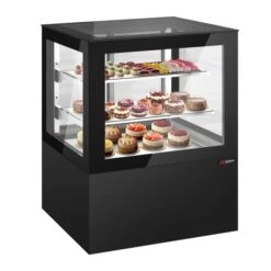 Kuchenvitrine - 1210mm - Mit LED-Beleuchtung & 2 Ablagen