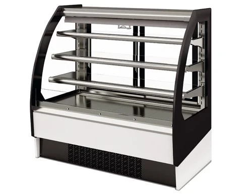 Wandkühlregal - 1290mm - Mit LED-Beleuchtung & 3 Ablagen - Schiebetüren Hinten 3 Wandkühlregal - 1290mm - Mit LED-Beleuchtung & 3 Ablagen - Schiebetüren Hinten