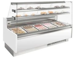 Kuchentheke - 1930mm - Mit LED-Beleuchtung & 2 Ablagen