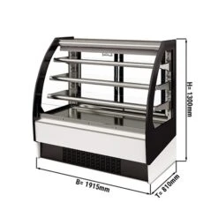 Wandkühlregal - 1915mm - Mit LED-Beleuchtung & 3 Ablagen - Schiebetüren Hinten 7 Wandkühlregal - 1915mm - Mit LED-Beleuchtung & 3 Ablagen - Schiebetüren Hinten -Beste Küchengeräte Geschäfte KUI198C A masse e611