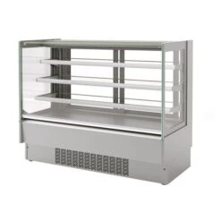 Kuchenvitrine - 1290mm - Mit LED-Beleuchtung & 3 Ablagen