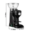 Kaffeemühle - Schwarz - 1kg - 270 Watt - 77dB 1 Kaffeemühle - Schwarz - 1kg - 270 Watt - 77dB -Beste Küchengeräte Geschäfte MC1 BLACK masse 002 0e0b