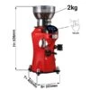 Kaffeemühle - Rot - Touch - 2kg - 356 Wat - 45dB 1 Kaffeemühle - Rot - Touch - 2kg - 356 Wat - 45dB -Beste Küchengeräte Geschäfte MC3T RED masse J001 0701