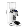 Kaffeemühle - Weiß - 2kg - 356 Watt - 77dB -Beste Küchengeräte Geschäfte MC5T WHITE masse 0653