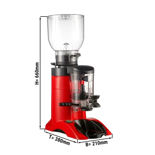 Kaffeemühle - Rot - 2kg - 400 Watt - 63 DB 3 Kaffeemühle - Rot - 2kg - 400 Watt - 63 DB