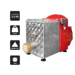 Elektrische Nudelmaschine - 8 Kg/h - 370 Watt - Inkl. Elektrischer Nudelteigschneider -Beste Küchengeräte Geschäfte NMF8 EN icons 7a3f