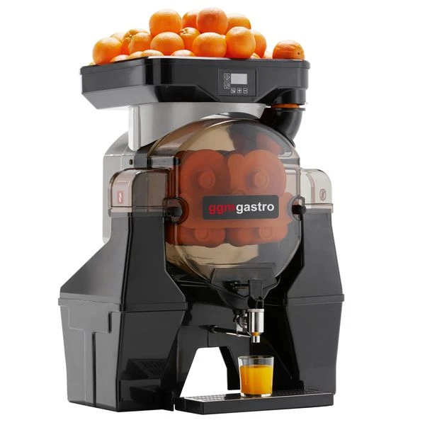 Elektrische Orangenpresse - Silber - Manuelle Zufuhr - Inkl. Regulierbarem Ablasshahn 4 Elektrische Orangenpresse - Silber - Manuelle Zufuhr - Inkl. Regulierbarem Ablasshahn – Bild 2