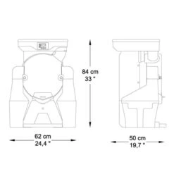Elektrische Orangenpresse - Orange - Manuelle Zufuhr - Inkl. Regulierbarem Ablasshahn -Beste Küchengeräte Geschäfte OBZ basic drawing 93d8 1