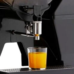 Elektrische Orangenpresse - Orange - Automatische Zufuhr - Inkl. Regulierbarem Ablasshahn -Beste Küchengeräte Geschäfte OMZ OBZ detail spout 2d00 10