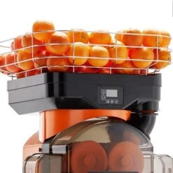 Elektrische Orangenpresse - Silber - Automatische Zufuhr - Inkl. Automatischem Reinigungsmodus -Beste Küchengeräte Geschäfte OMZ Top detail insertion tube f077 2