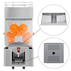 Elektrische Orangenpresse - Edelstahl -Beste Küchengeräte Geschäfte OPB20E vorne anpassung c8ba 1