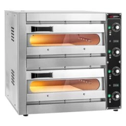 Elektro Mini Pizzaofen - 1+1x 33,5cm - Manuell -Beste Küchengeräte Geschäfte PDI170 1 d1d0