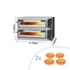 Elektro Pizzaofen - 4+4x 25cm - Manuell 2 Elektro Pizzaofen - 4+4x 25cm - Manuell -Beste Küchengeräte Geschäfte PDP25 0 db5b