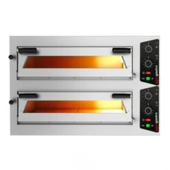 Elektro Pizzaofen - 4+4x 25cm - Manuell -Beste Küchengeräte Geschäfte PDP25 2 4dbc