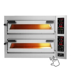 Elektro Pizzaofen - 6+6x 35cm (Tief) - Mit TouchScreen -Beste Küchengeräte Geschäfte PDP44TC 3 7dd4 1