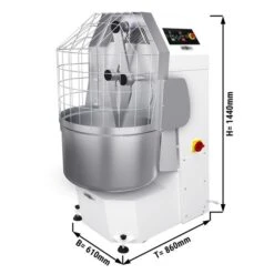 Bäckerei-Teigknetmaschine Doppelarm - 87 Liter