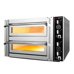 Elektro Pizzaofen - (Vollschamott) - 4+4x 30cm - Manuell -Beste Küchengeräte Geschäfte POE4430 4 5942 3