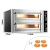 Elektro Pizzaofen - 4+4x 34cm - Manuell -Beste Küchengeräte Geschäfte POE4434 0 82fc