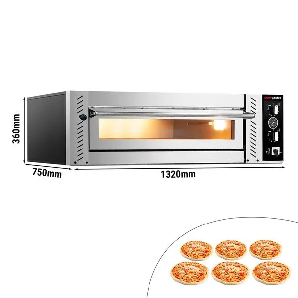 Elektro Pizzaofen - 6x 30cm (Breit) - Manuell 3 Elektro Pizzaofen - 6x 30cm (Breit) - Manuell