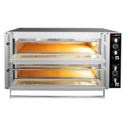 Elektro Pizzaofen - (Vollschamott) - 6+6x 30cm - Manuell -Beste Küchengeräte Geschäfte POE6630 3 dd12 1