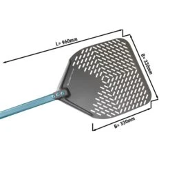 Pizzaschaufel Aus Aluminium - 33 Cm - Perforiert