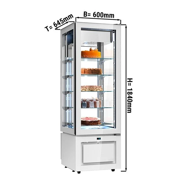 Panorama-Tiefkühlvitrine - 324 Liter - 600mm - Mit LED-Beleuchtung & 5 Ablagen 4 Panorama-Tiefkühlvitrine - 324 Liter - 600mm - Mit LED-Beleuchtung & 5 Ablagen – Bild 2