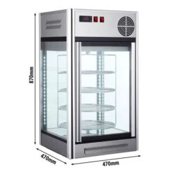 Panoramavitrine - 108 Liter - 470mm - Mit LED-Beleuchtung & 4 Ablagen -Beste Küchengeräte Geschäfte PVNR108E 0 97c6