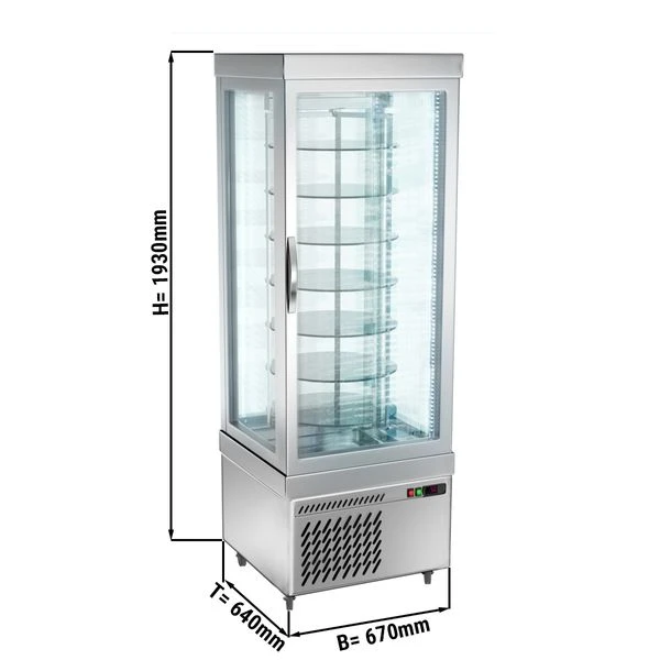 Panorama-Tiefkühlvitrine - 430 Liter - 670mm - Mit LED-Beleuchtung & 7 Ablagen 4 Panorama-Tiefkühlvitrine - 430 Liter - 670mm - Mit LED-Beleuchtung & 7 Ablagen – Bild 2
